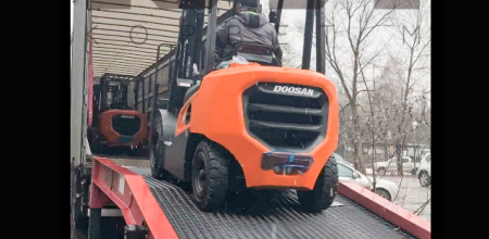 Вилочные погрузчики Doosan NX уже в Москве